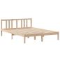 Preview: Bettgestell mit Kopfteil ohne Matratze 135x190 cm