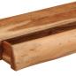 Preview: Wandregale 2 Stk. 60x17x8 cm Massivholz Akazie