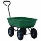 Preview: Garten-Kippwagen 300 kg 75 L Grün