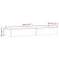 Preview: TV-Schrank mit LED-Leuchten Weiß 120x35x15,5 cm