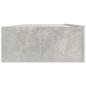 Preview: TV-Schrank mit LED-Leuchten Betongrau 120x35x15,5 cm