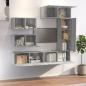 Preview: 6-tlg. TV-Schrank-Set Grau Sonoma Holzwerkstoff