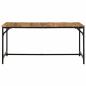 Preview: Esstisch 160x80x75 cm Raues Massivholz Mango