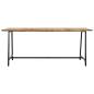 Preview: Esstisch 180x90x75 cm Massivholz Mango