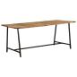 Preview: Esstisch 180x90x75 cm Massivholz Mango