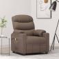 Preview: ARDEBO.de - Massagesessel Taupe Stoff