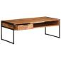Preview: Couchtisch 110x55x40 cm Massivholz Akazie