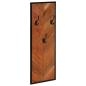 Preview: Wandgarderobe 2 Stk. 35x1x90 cm Massivholz Akazie