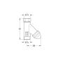 Preview: GROHE Original WAS Schrägfilter, 3/4", chrom (41275000)
