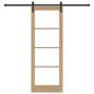 Preview: Schiebetür mit Hardware-Set 'ORKDAL'78x211 cm