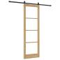 Preview: Schiebetür mit Hardware-Set 'ORKDAL'78x232 cm