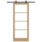 Preview: Schiebetür mit Hardware-Set 'ORKDAL'86x211 cm