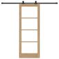 Preview: Schiebetür mit Beschlag-Set "ORKDAL" 78x202 cm