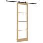 Preview: Schiebetür mit Hardware-Set 'ORKDAL'78x232 cm