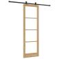 Preview: Schiebetür mit Hardware-Set 'ORKDAL'78x232 cm