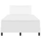 Preview: Boxspringbett mit Matratze Weiß Klein Doppel Schwarz