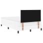 Preview: Boxspringbett mit Matratze Weiß Klein Doppel Schwarz