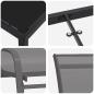 Preview: Garten Essgruppe 3 pcs Grau und Schwarz