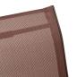 Preview: Stapelbare Gartenstühle 6 Stk. Braun Textilene