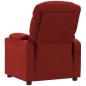 Preview: Massagesessel Elektrisch Weinrot Stoff