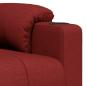 Preview: Massagesessel Elektrisch Weinrot Stoff