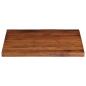 Preview: Tischplatte 70x70x2,5 cm Quadratisch Altholz Massiv