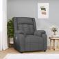 Preview: ARDEBO.de - Massagesessel Dunkelgrau Stoff