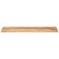 Preview: Tischplatte 100x30x2,5 cm Rechteckig Massivholz Mango