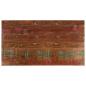 Preview: ARDEBO.de - Tischplatte 110x60x3,8 cm Rechteckig Altholz Massiv