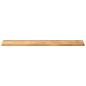 Preview: Tischplatte 140x40x2,5 cm Rechteckig Massivholz Mango