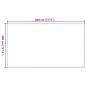 Preview: Zeltteppich 400x800 cm Braun HDPE