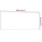 Preview: Magnettafel Wandmontage Schwarz 100x40 cm Hartglas