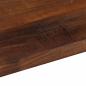 Preview: Tischplatte 90x60x2,5 cm Rechteckig Altholz Massiv