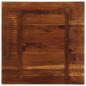 Preview: Tischplatte 70x70x3,8 cm Quadratisch Altholz Massiv