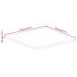 Preview: Tischplatte 70x70x3,8 cm Quadratisch Altholz Massiv
