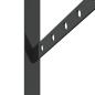 Preview: Regalträger 4 Stk. 30x2,5x15,5 cm Schwarz Edelstahl