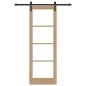 Preview: Schiebetür mit Hardware-Set 'ORKDAL'73,5x211 cm