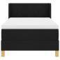 Preview: Boxspringbett mit Matratze Schwarz 90x200 cm Stoff