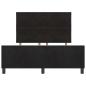 Preview: Bettgestell Schwarz 140x190 cm Samt