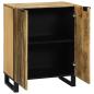 Preview: Sideboard 60x33,5x75 cm Massivholz Mango