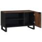 Preview: TV-Schrank 80x31,5x46 cm Massivholz Mangou & Engineering Holz