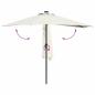 Preview: Gartenparasol Halb mit Aluminium-Stange Sand 294 cm