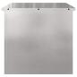 Preview: Outdoor Aufbewahrungsbox Silber 55x50,5x50 cm Edelstahl