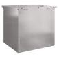 Preview: Outdoor Aufbewahrungsbox Silber 55x50,5x50 cm Edelstahl