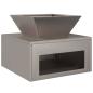 Preview: Feuerstelle 50x50x40 cm Cortenstahl