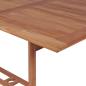 Preview: 11-tlg. Garten-Essgruppe mit Klappstühlen Massivholz Teak