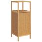 Preview: Badezimmerschrank mit Ablage 36x33x87 cm Bambus