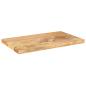 Preview: Tischplatte 50x20x2,5 cm Rechteckig Massivholz Mango