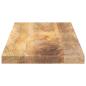 Preview: Tischplatte 90x40x2,5 cm Rechteckig Massivholz Mango