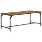Preview: ARDEBO.de - Esstisch 180x90x75 cm Raues Massivholz Mango